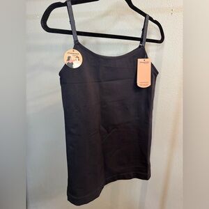 Shapermint Black Scoop Neck Cami - Size 4XL